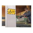 4005546406572-Durable Duraframe Magnetic Security - Cadre d'affichage magnétique bicolore - A4 - jaune/noi-Left-angle-8