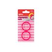 8410782196655-APLI kids - Highlighter tape - 2 pièces - 6 mm x 5 m - bleu fluorescent, vert fluorescent, rose fluorescent, jaune fl-Front-2