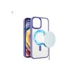 3701263529129-JAYM - Coque de protection pour téléphone portable - compatibilité avec MagSafe - violet - -Multi-angle-3