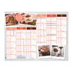 3664447193625-Oberthur - Calendrier cuisine - visualisation de 6 mois - 270 x 210 mm - daté-Front-1