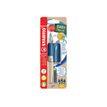 4006381606257-STABILO EASYbirdy Timber - Stylo plume - non permanent - bleu roi-Front-0