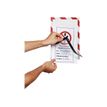 4005546406565-Durable Duraframe Security - 2 Cadres d'affichage bicolore - A4 - rouge/blanc (encadrement magnét-Front-9