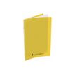 Conquérant Sept - Cahier polypro 24 x 32 cm - 192 pages - grands carreaux (Seyes) - jaune