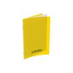 Conquérant Classique - Cahier polypro 17 x 22 cm - 48 pages - grands carreaux (Seyes) - jaune