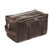 5413082195727-Maverick brown - Trousse de toilette taille S - cuir de vachette pleine fleur tanné végéta-Left-angle-1