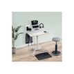 4002432138395-Leitz Ergo Small - Bureau assis/debout - reglage manuel - blanc-Left-angle-8
