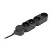 3545411896561-zenitech Home Green - Multiprises avec 4 prises 16A + interupteur -  3680 Watt - 1.5 m cordon-Left-angle-0