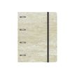 8412885239253-Senfort - Agenda - 2025 - semainier - 195 x 260 mm - 4 trous - professionnel - stone marble-Front-0