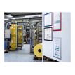 4005546406848-Durable Duraframe Magnetic - 5 Cadres d'affichage magnétiques - A3 - bleu - pour surfaces mét-Close-up-2