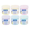 8411574109372-MILAN - Jeu de peinture pour doigts - 6 couleurs - bleu pastel, vert pastel, orange pastel, rose pastel, violet pastel, jaune past-Front-0