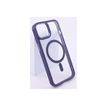 3701263529129-JAYM - Coque de protection pour téléphone portable - compatibilité avec MagSafe - violet - p-Left-angle-1