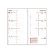 3664447206004-Oberthur Néo Flex 16 Pocket - Agenda - semainier - 89 x 165 mm - papier blanc - couverture bleu m-Front-1