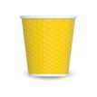 3614300011184-Les Artistes Timeless - Tasse en porcelaine nid d'abeille - 80 ml - jaune-Front-0