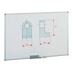 8425901840609-Faibo - Tableau blanc - montable sur mur - 450 x 600 mm - acier - magnétique - blanc métall-Left-angle-0