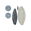 4002432134762-Leitz Ergo Active - Chaise à billes - ergonomique - housse en tissu - gris-Front-0