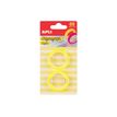 8410782196655-APLI kids - Highlighter tape - 2 pièces - 6 mm x 5 m - bleu fluorescent, vert fluorescent, rose fluorescent, jaune fl-Front-3