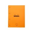 3037921180150-RHODIA - Bloc notes - A4 + (22,3 x 29,7 cm) - 160 pages - grands carreaux - perforés-Front-0
