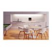 3660141222029-Table ronde EASYDESK - diamètre 115 x H75 cm - plateau hêtre-Front-1