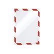 DURABLE DURAFRAME MAGNETIC SECURITY - Documenthouder - voor A4 - magnetisch - rood/wit (pak van 5)