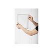 4005546978482-Durable Duraframe Poster Sun - Cadre d'affichage vitrostatique - A3 - argent-Left-angle-1