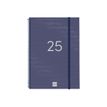 8422952386919-Finocam - Agenda - 2025 - semainier - reliure à spirale - E40 - A4 (210 x 297 mm) - bleu - polypr-Front-0