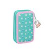 8412688524037-SAFTA - Trousse - double, 29 pcs - Peppa Pig "Pretty Flowers"-Back-0