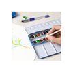 8411574101727-MILAN - Ensemble de peinture - 24 parties - aquarelle - 24 couleurs - couleurs assorties - opaq-Close-up-6