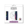 3013648063105-Lefranc Bourgeois Louvre - Boîte de 24 pastels à l'huile - couleurs assorties-Front-1