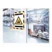 4005546406572-Durable Duraframe Magnetic Security - Cadre d'affichage magnétique bicolore - A4 - jaune/no-Right-angle-4