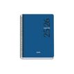 8421938520729-Dohe Esencial - Agenda - 2025 - 2026 - 1 jour par page - reliure à spirale - A5 (150 x 210 mm) - 144 feuilles - bleu-Front-0