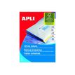 8410782012801-APLI PAPER - Auto-adhésif - blanc - A6 (105 x 148 mm) 400 unités (100 feuille(s) x 4) étiquette-Front-0