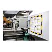 4005546406572-Durable Duraframe Magnetic Security - Cadre d'affichage magnétique bicolore - A4 - jaune/n-Right-angle-12