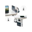 4002432138449-Leitz Ergo Small - Pegboard desk organizer - carte MDF - blanc-Multi-angle-11