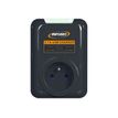 3700085612972-INFOSEC S1 USB NEO - Parasurtenseur - 3680 Watt - noir-Front-2