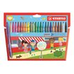 3168070280245-STABILO power - Feutre - couleurs assorties - 2 mm - large (pack de 24)-Front-0