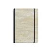 8412885243311-Senfort Stone - Cahier de notes - A5 - 210 x 150 mm - 96 feuilles / 192 pages - ligné - marbre bl-Front-0