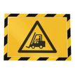 4005546406572-Durable Duraframe Magnetic Security - Cadre d'affichage magnétique bicolore - A4 - jaune/noir-Front-2
