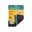 0043859517961-Fellowes  - 100 couvertures à reliure A4 (210 x 297 mm) - 450 microns - noir-Front-0