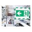 4005546406589-Durable Duraframe Magnetic Security - Cadre d'affichage magnétique bicolore - A4 - vert/blan-Left-angle-8