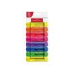 Faber-Castell Superfluorescent - Pack de 8 surligneurs - couleurs néon assorties - encre à l'eau - 1-2-5 mm
