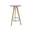 3760185023887-OFFICEPRO BREAK - Table - rond - bois (MDF) - noir - noir-Front-0