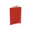 Conquérant Classique - Cahier polypro 24 x 32 cm - 96 pages - petits carreaux (5x5mm) - rouge