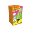 3086123742888-BIC Marking - Surligneur - vert fluo - 1.2-4.6 mm - fin (pack de 12)-Left-angle-2