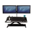 0043859730810-Fellowes Lotus DX - Poste De Travail Assis-Debout - noir-Front-3