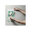 4005546406589-Durable Duraframe Magnetic Security - Cadre d'affichage magnétique bicolore - A4 - vert/bla-Left-angle-13