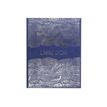 3130630473022-Exacompta Japan - Livre d'or - 270 x 220 mm - 50 feuilles / 100 pages - papier blanc - impressions japonaises - couverture bleue - cart-Front-0