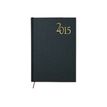 8421938111033-Dohe SEGOVIA - Agenda - 2015 - 1 jour par page - 140 x 200 mm - 352 pages - papier blanc - couverture noire - carton a-Front-0