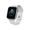 8427542120454-Ksix Urban 3 - 44 mm - montre intelligente avec bande - silicone - blanc - affichage 1.69" --Right-angle-2