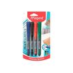3154147345177-Maped Marker'Peps Custom - 4 Marqueurs permanents - couleurs assorties - 1 mm - pointe fine-Front-0
