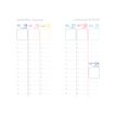 3664447206042-Oberthur Néa Flex 16 Pocket - Agenda - semainier - 89 x 165 mm - papier blanc - couverture rouge -Front-1